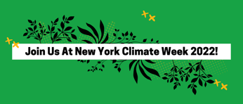 Join Us At New York Climate Week 2022