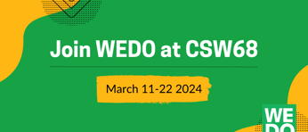 Join WEDO at CSW68
