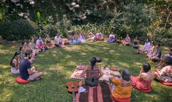 people sitting in a circle