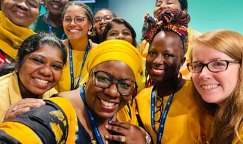 the WEDO team smiling for a group photo