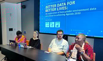 Panel of speakers at a GEDA event