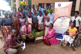 Photo WG Ds Environmental Defenders with Kaliro District Natural Resource Environmental Officer