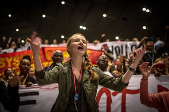 a group of women smiling